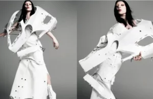 Леді Гага вражає унікальним нарядом на показі мод у Лос-Анджелесі